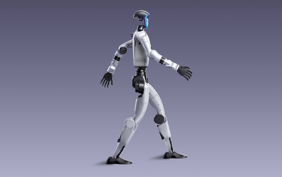 Cory AI humanoid robot working a commercial counter